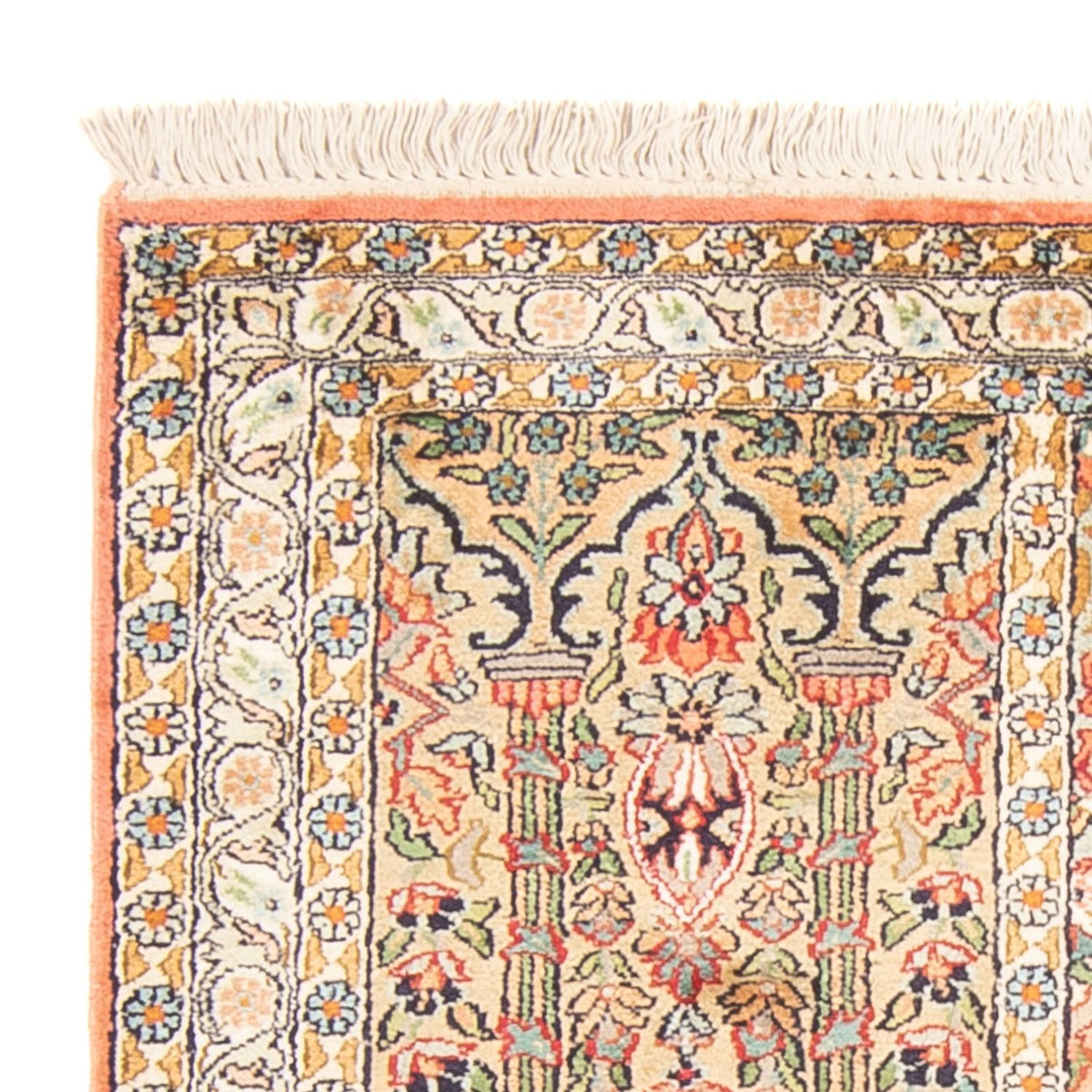 Kasjmir zijde Tapijt 80x155cm - Oosters Tapijt