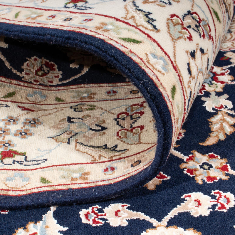 Oosters tapijt - Nain - Indus - 196 x 134 cm - donkerblauw