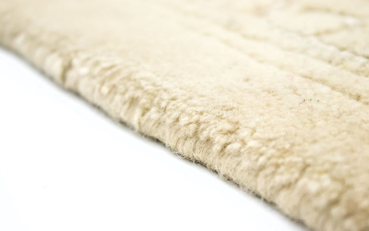 Loper Nepal tapijt - 195 x 74 cm - beige