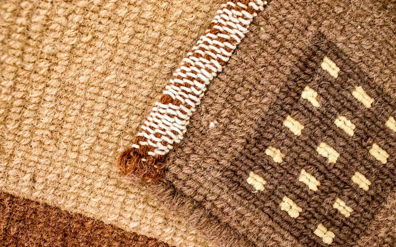 Nepal tapijt - 191 x 148 cm - bruin