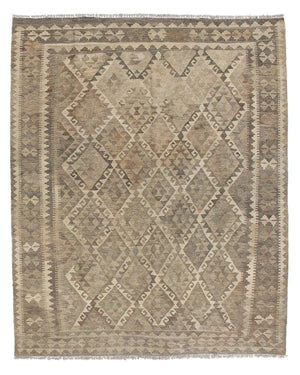 Kelim tapijt - Splash - 196 x 162 cm - veelkleurig