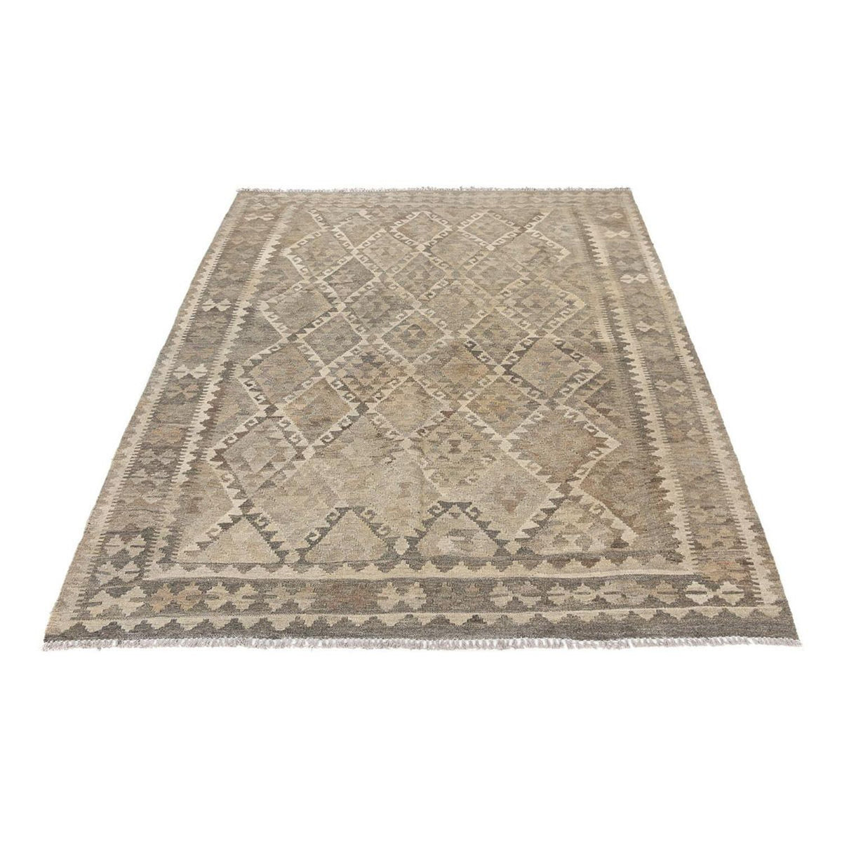 Kelim tapijt - Splash - 196 x 162 cm - veelkleurig