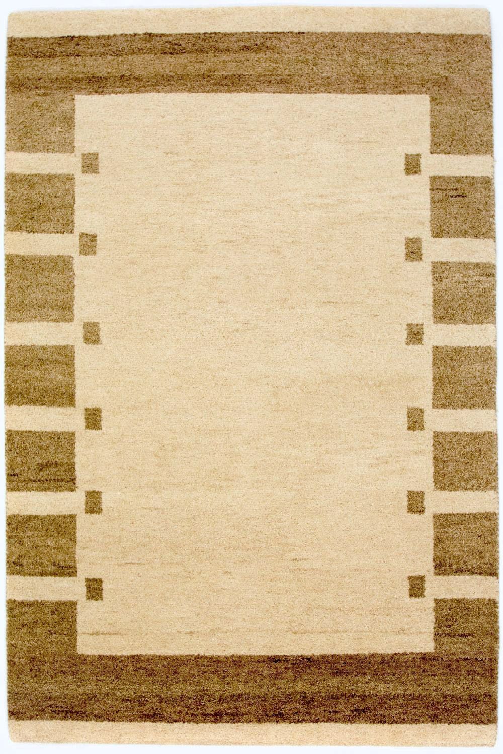 Gabbeh tapijt - Indus - 185 x 122 cm - beige