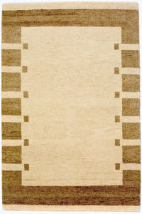 Gabbeh tapijt - Indus - 185 x 122 cm - beige
