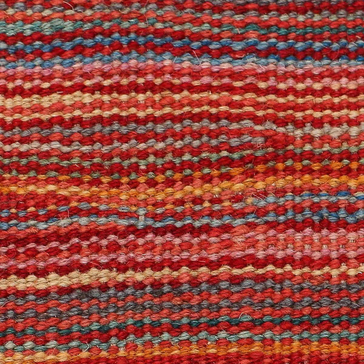 Kelim tapijt - Splash - 198 x 140 cm - veelkleurig