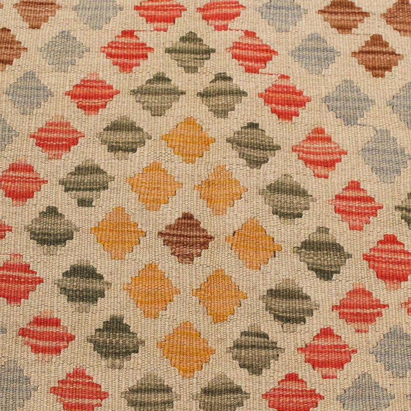 Loper Kelim tapijt - Splash - 198 x 97 cm - veelkleurig