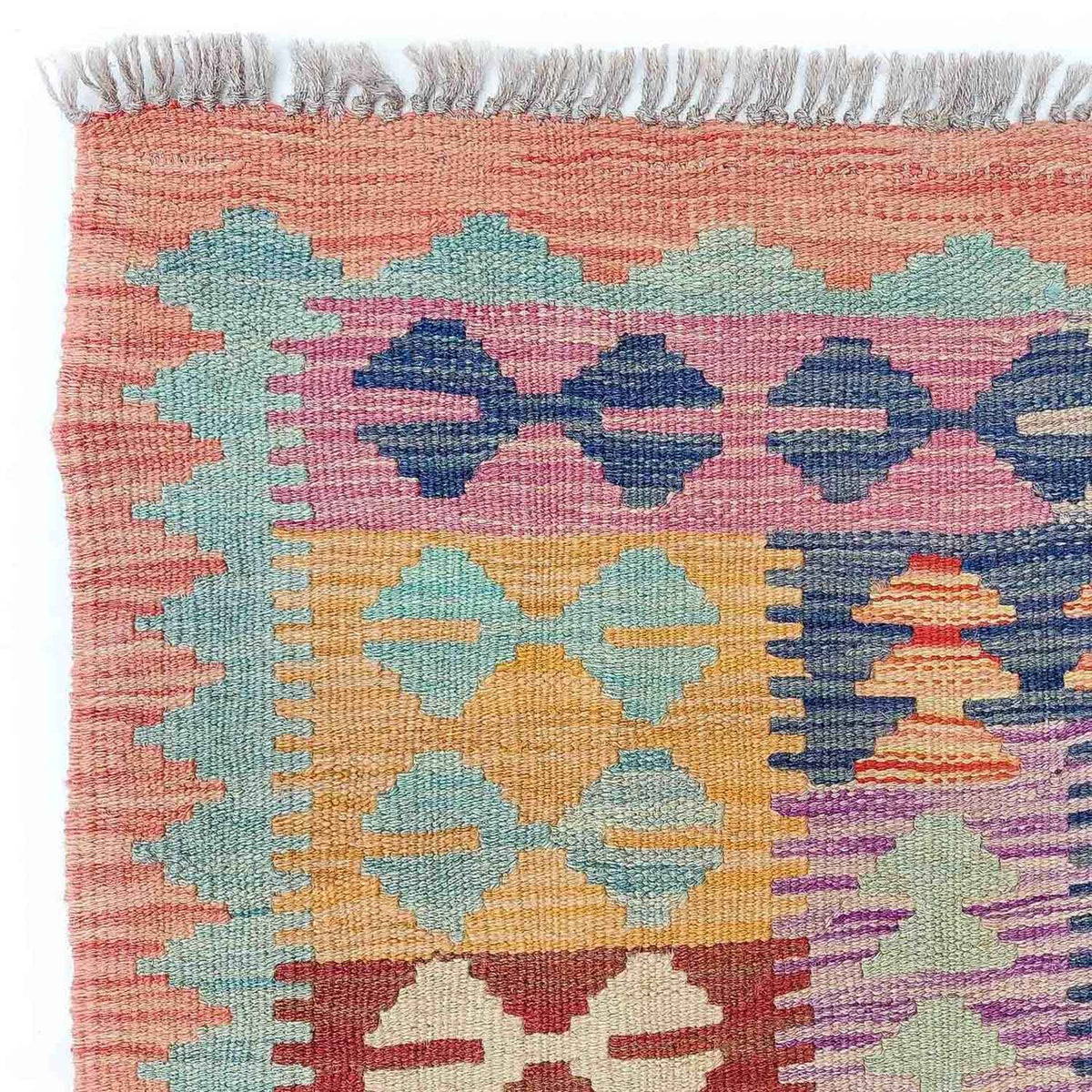 Kelim tapijt - Splash - 295 x 203 cm - veelkleurig