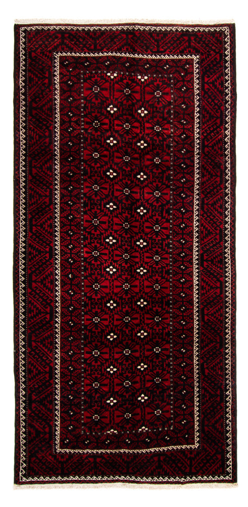 Perzisch Tapijt - Nomadisch - 304 x 150 cm - rood