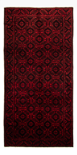 Perzisch Tapijt - Nomadisch - 335 x 167 cm - rood