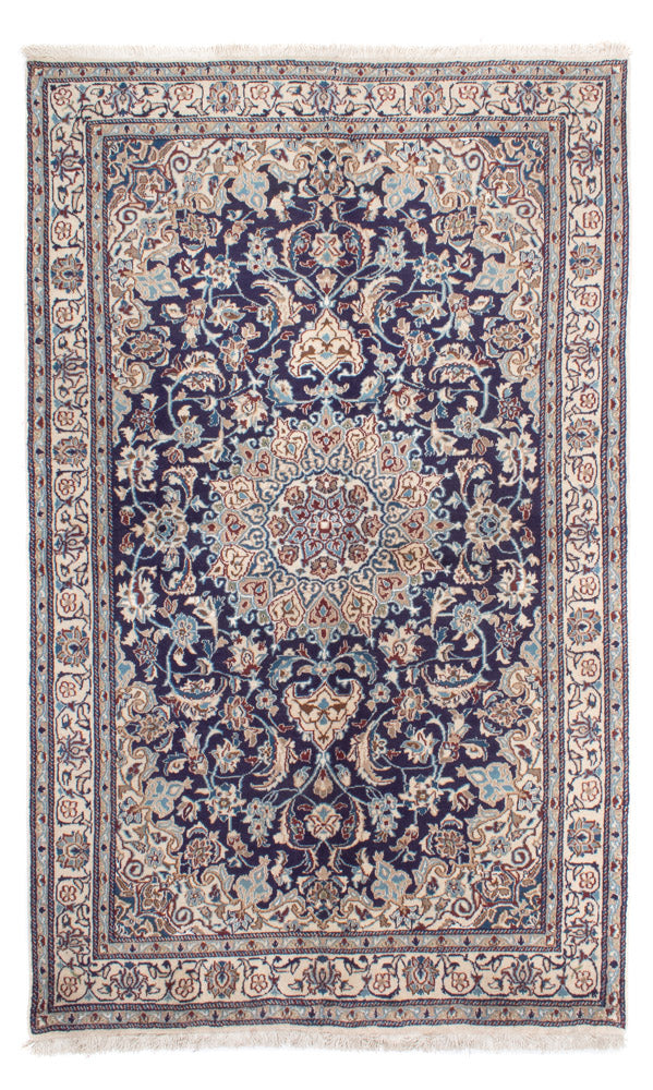 Perzisch tapijt - Nain - 248 x 159 cm - donkerblauw