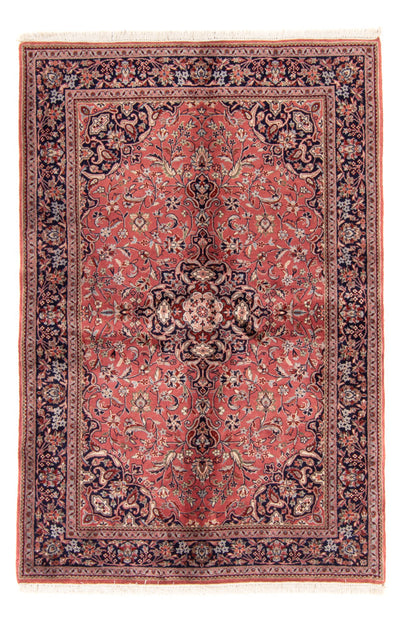 Indo Sarouk Tapijt 125x188cm - Oosters Tapijt - zalm