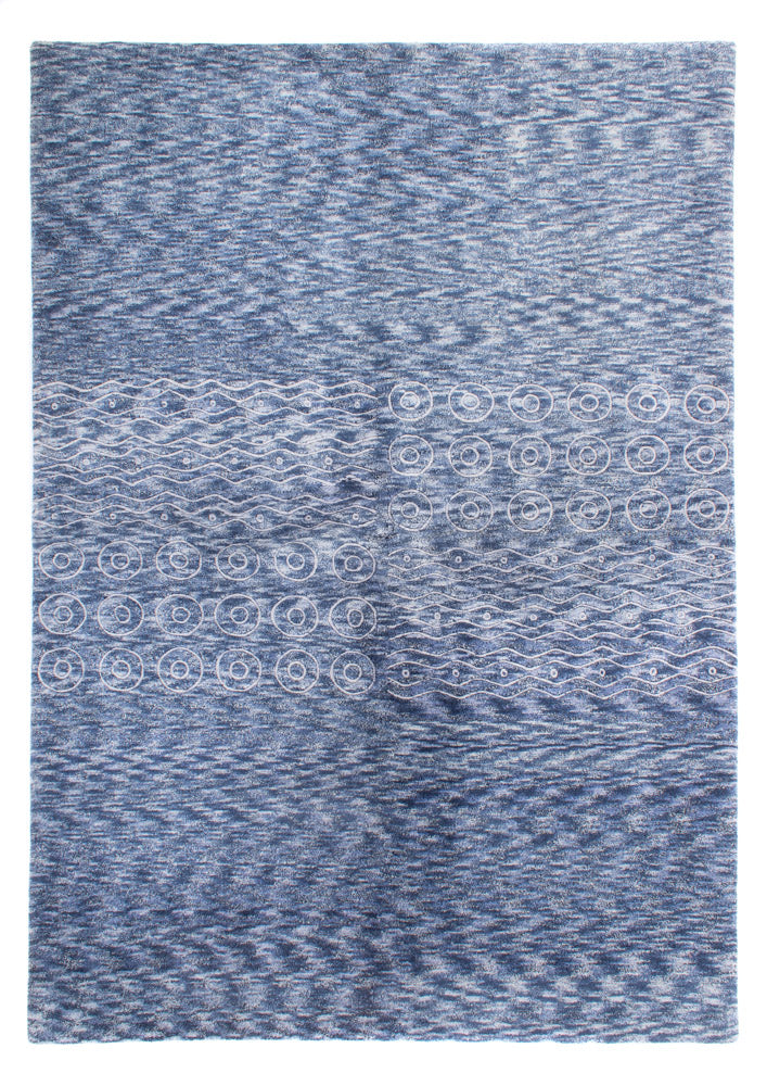 Nepal tapijt - 239 x 170 cm - blauw