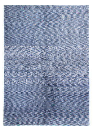 Nepal tapijt - 239 x 170 cm - blauw