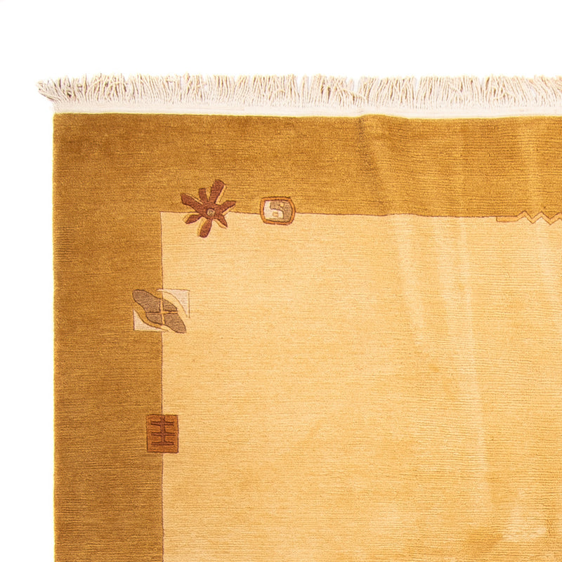 Nepal tapijt - Koninklijke - 293 x 202 cm - beige