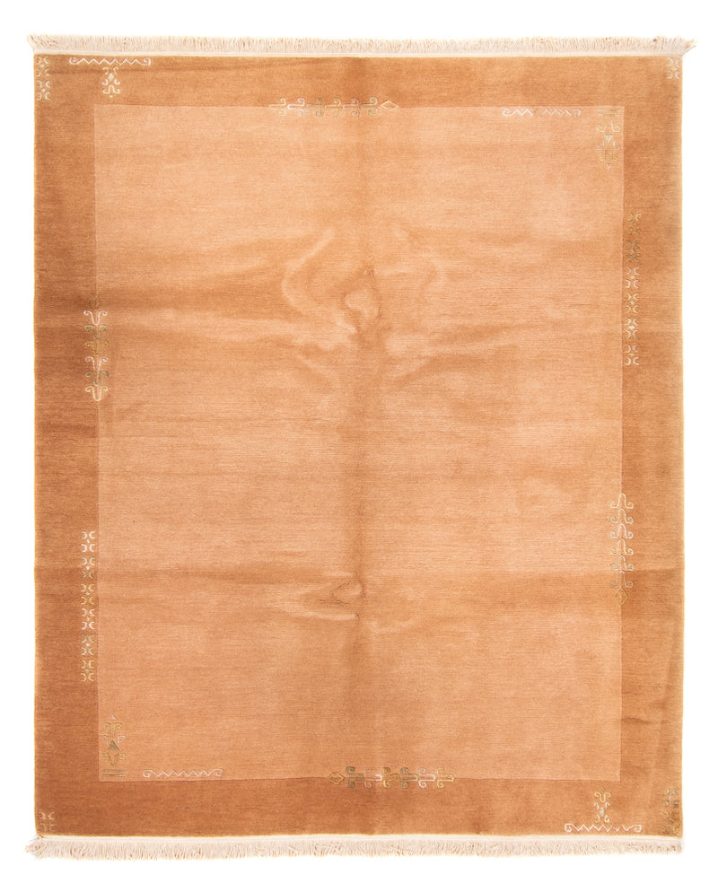 Nepal tapijt - 250 x 200 cm - zalm