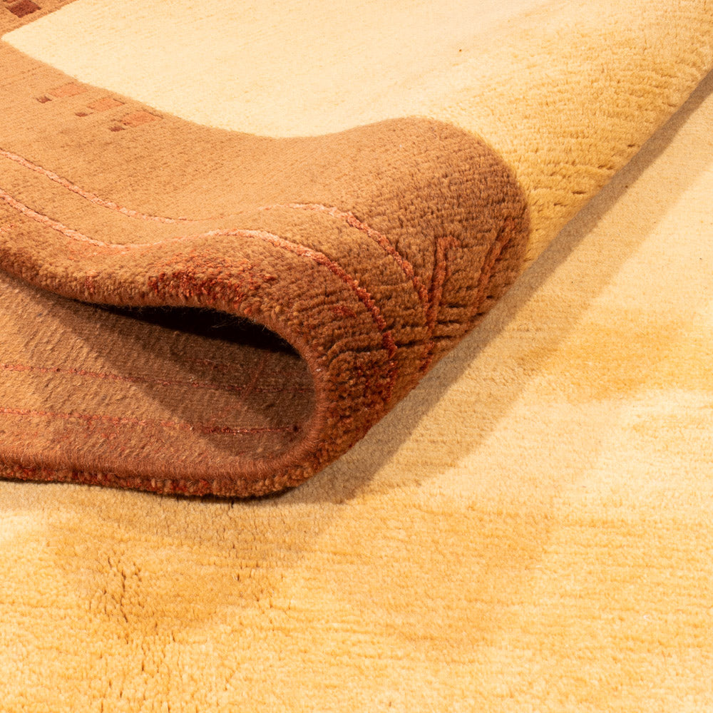 Nepal tapijt - Koninklijke - 299 x 202 cm - goud