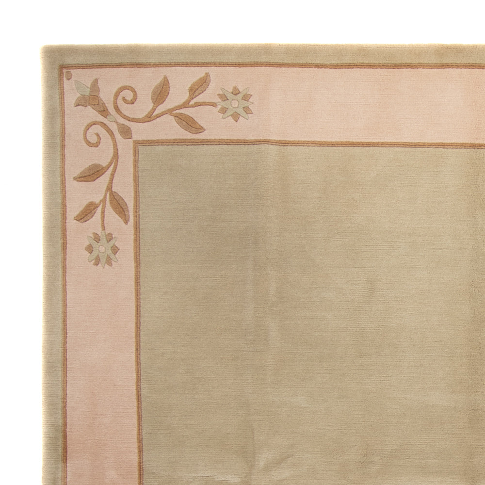 Nepal tapijt - Koninklijke vierkant  - 250 x 250 cm - olijfgroen