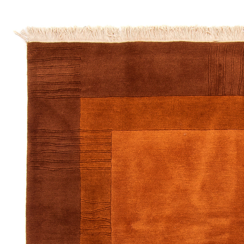 Nepal tapijt - Koninklijke vierkant  - 205 x 203 cm - bruin