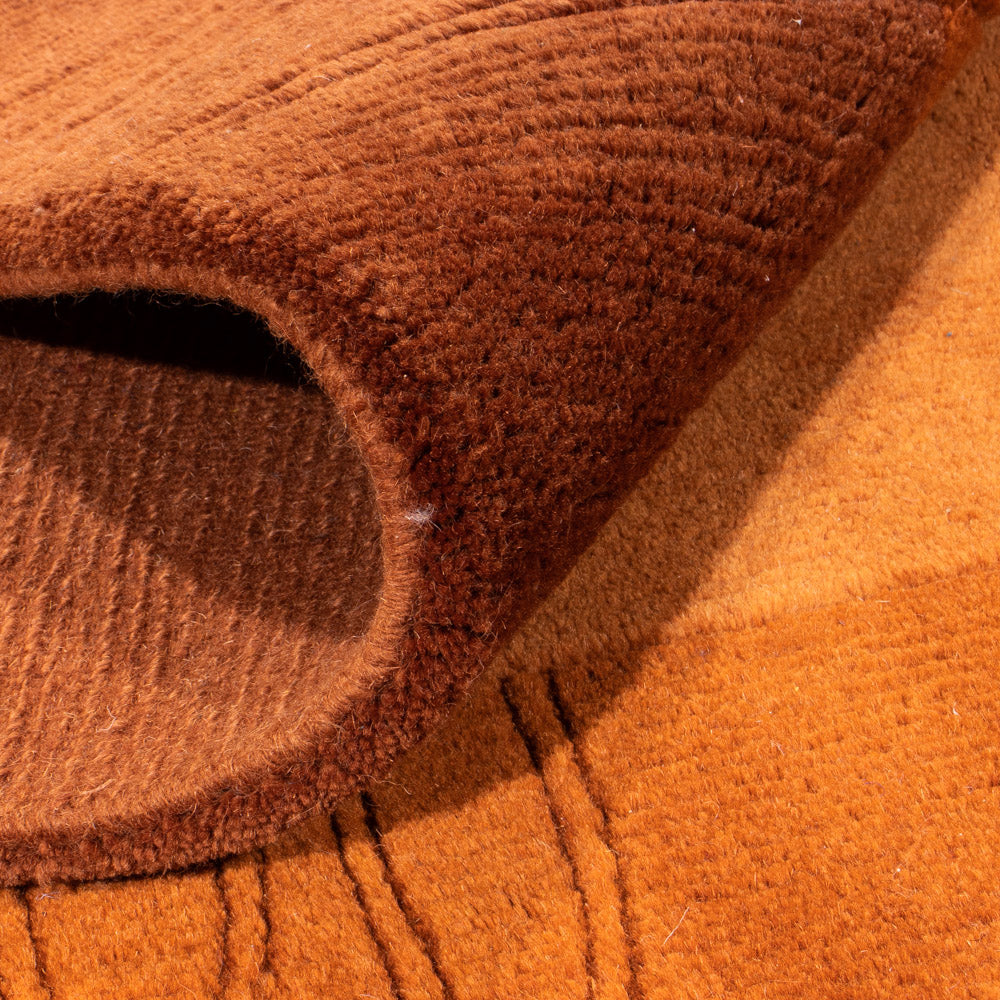 Nepal tapijt - Koninklijke vierkant  - 205 x 203 cm - bruin