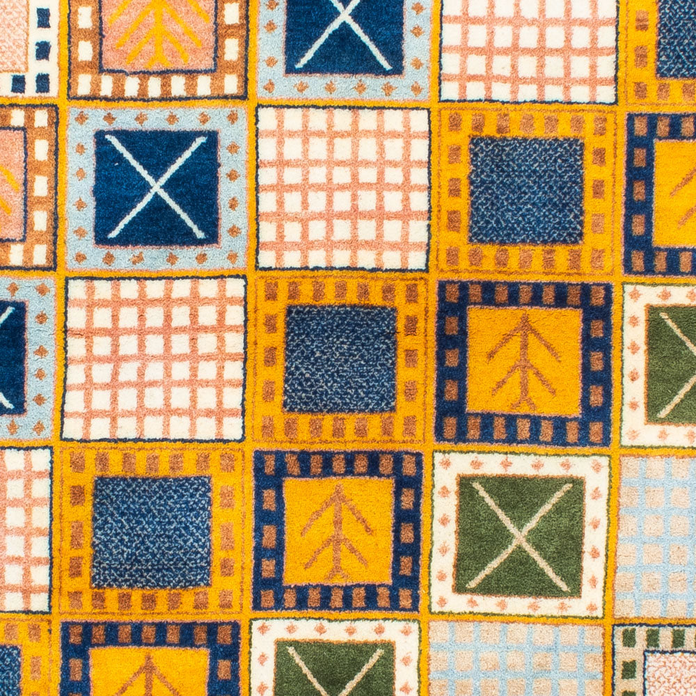 Gabbeh Tapijt - Loribaft Perzisch - 161 x 110 cm - blauw