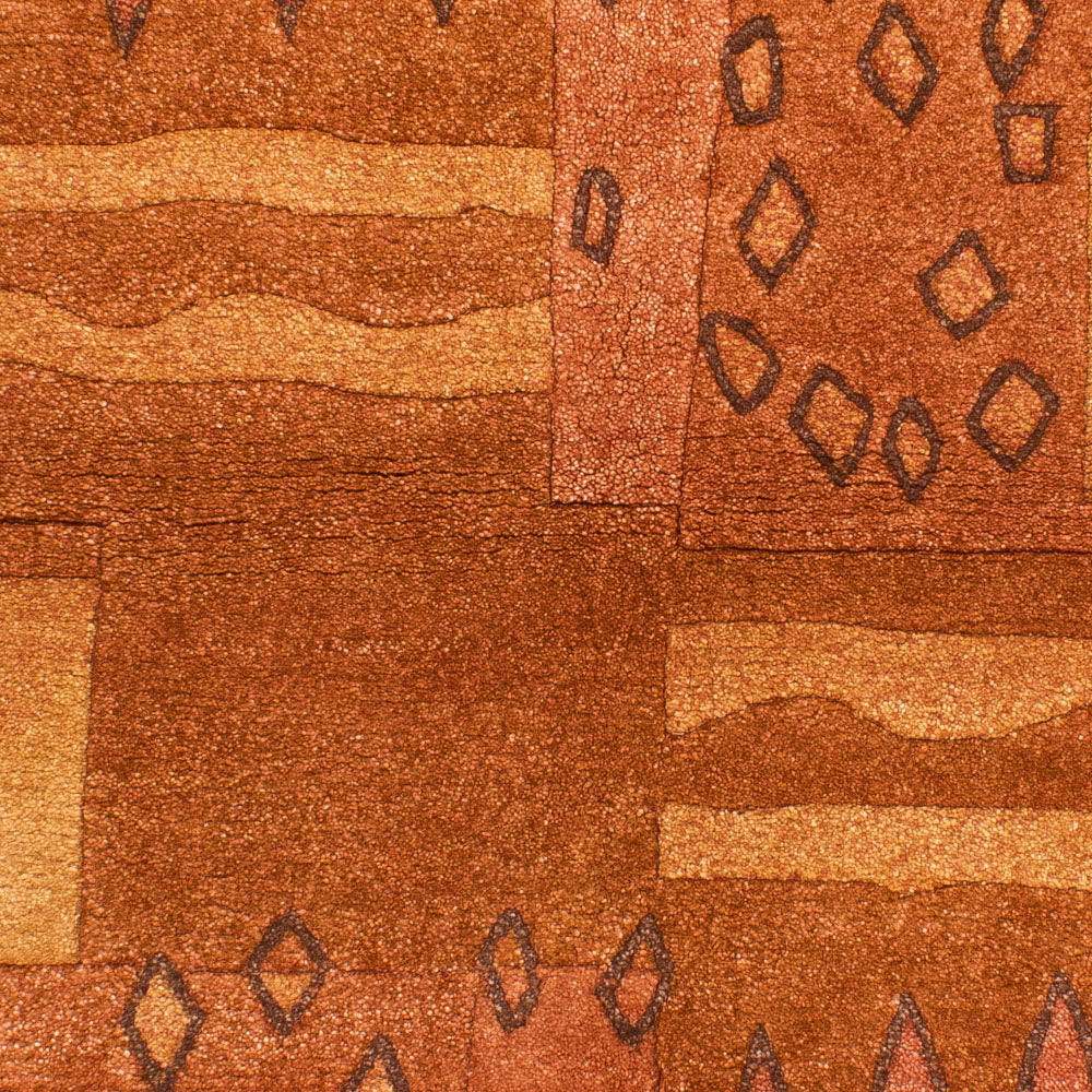 Nepal tapijt - 183 x 120 cm - bruin