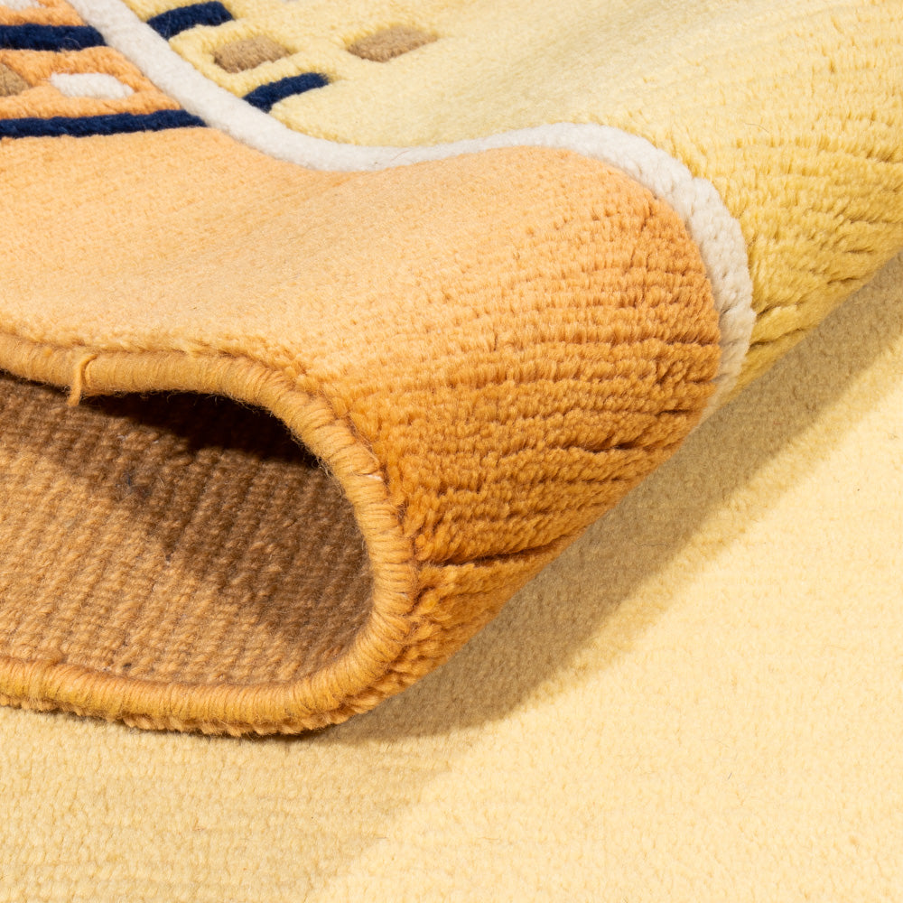 Nepal tapijt - 180 x 120 cm - goud