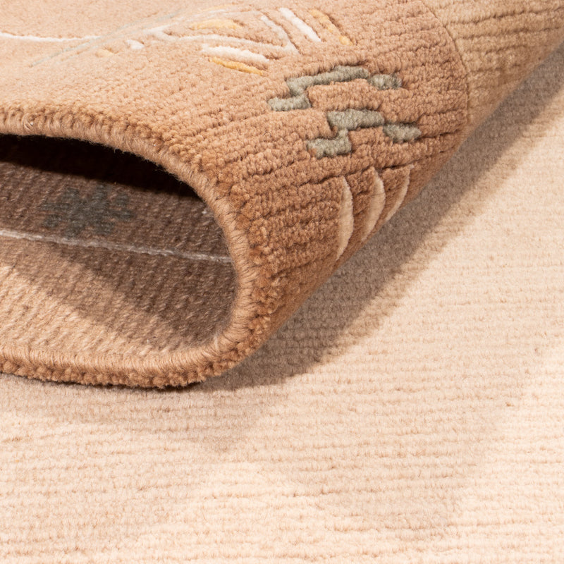 Nepal tapijt - Koninklijke - 184 x 124 cm - bruin