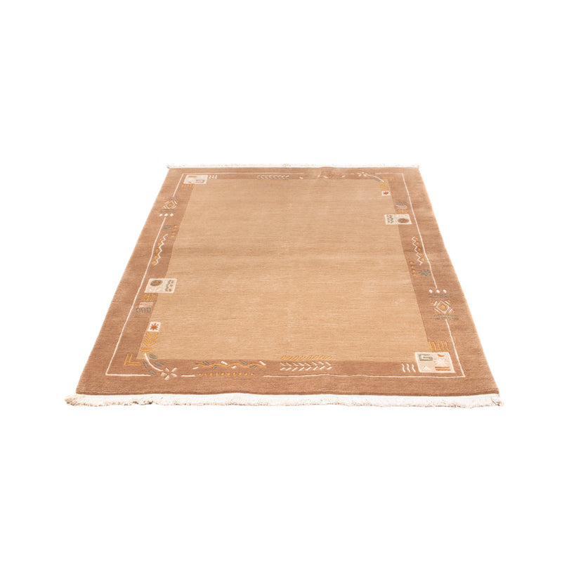 Nepal tapijt - Koninklijke - 184 x 124 cm - bruin