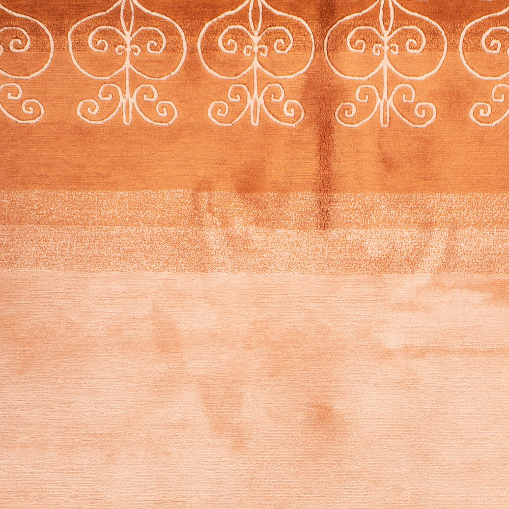 Nepal tapijt - Koninklijke - 240 x 169 cm - terracotta