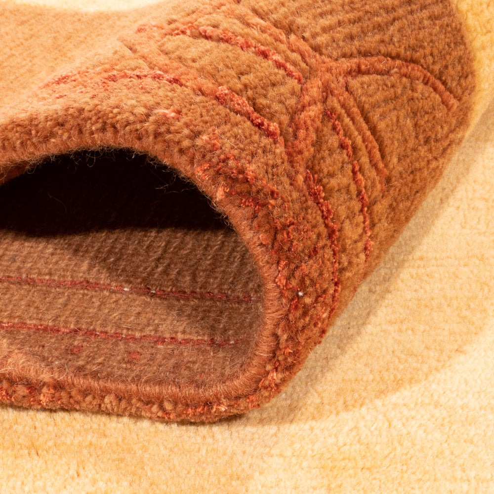 Nepal tapijt - Koninklijke - 243 x 173 cm - goud