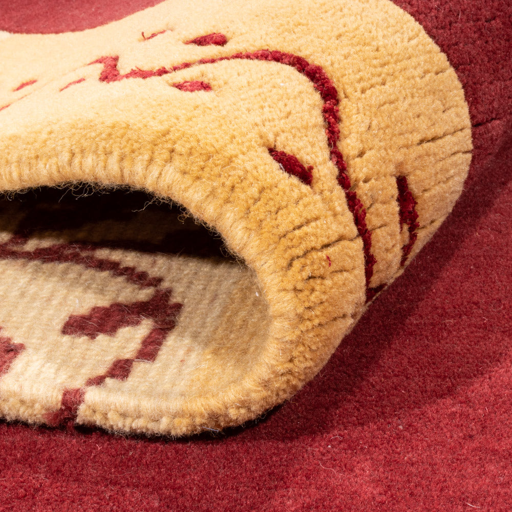 Nepal tapijt - 244 x 173 cm - rood