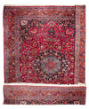 Mashhad Tapijt 357x491cm - Perzisch tapijt - Rechthoekig / Rood / 357 x 491 cm Rechthoekig