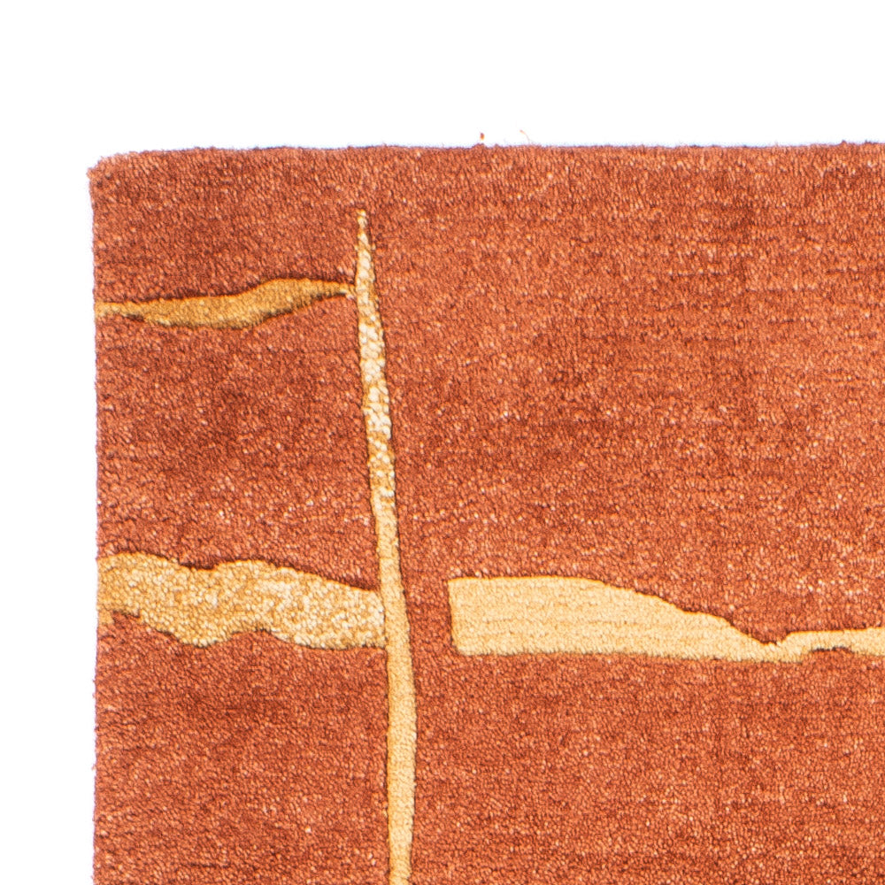 Nepal tapijt - 162 x 92 cm - bruin