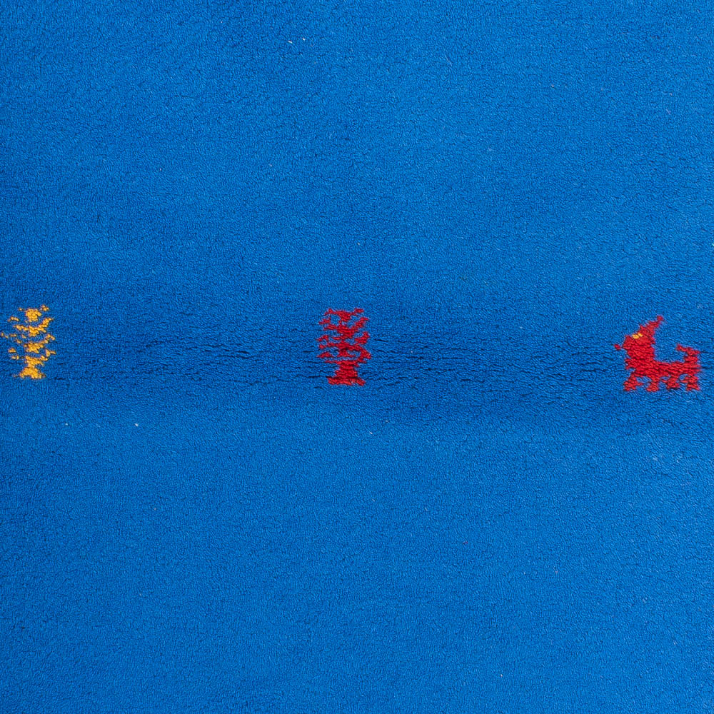 Gabbeh tapijt - Indus - 160 x 90 cm - blauw