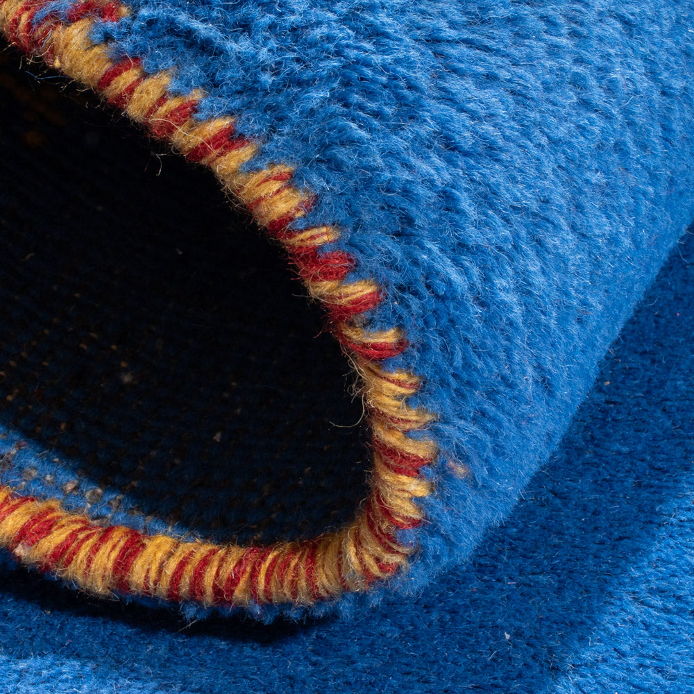 Gabbeh tapijt - Indus - 160 x 90 cm - blauw