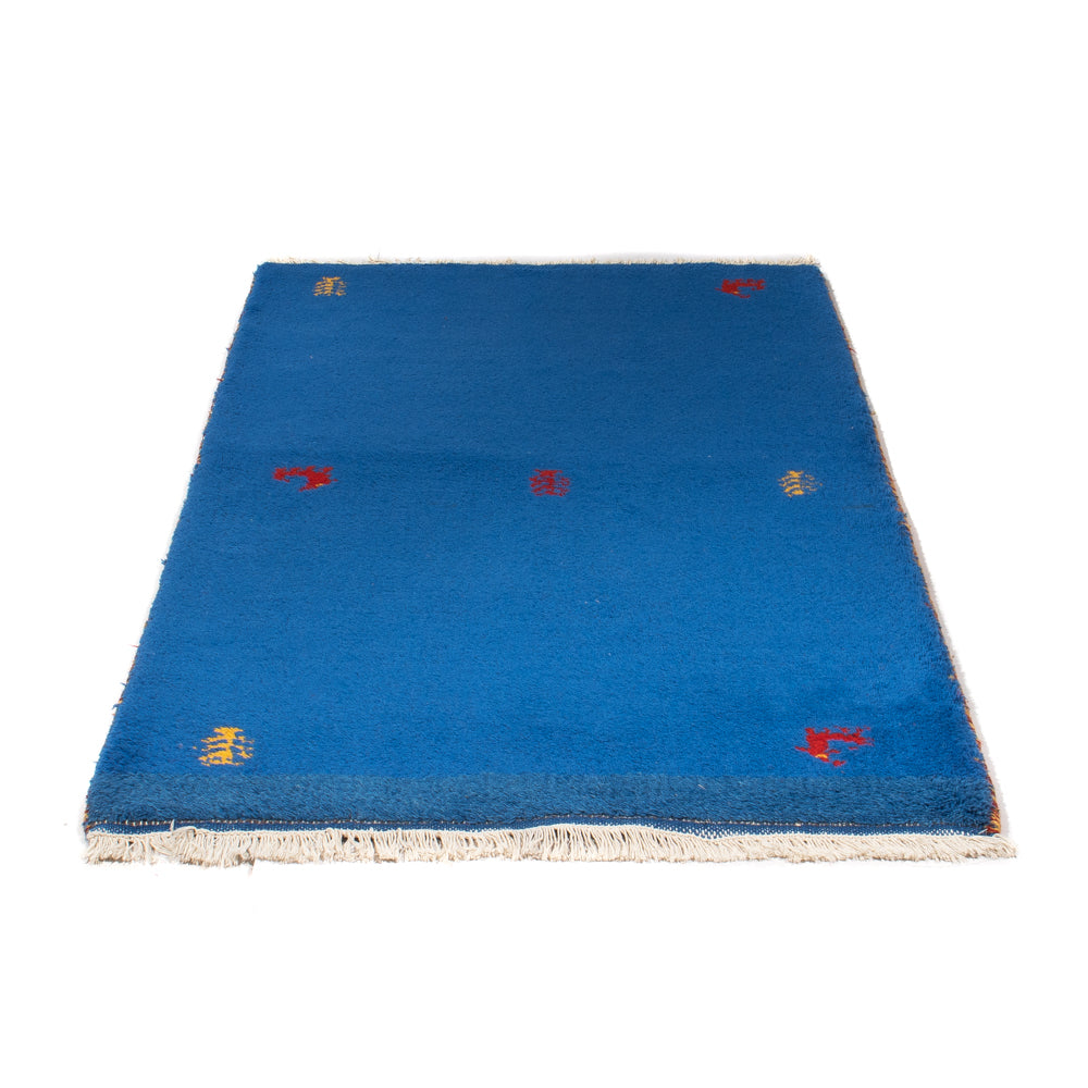 Gabbeh tapijt - Indus - 160 x 90 cm - blauw