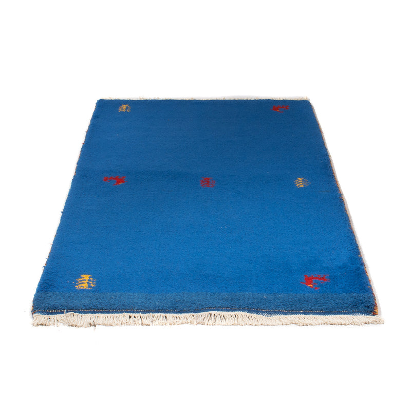 Gabbeh tapijt - Indus - 160 x 90 cm - blauw