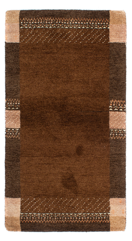 Gabbeh tapijt - Indus - 160 x 90 cm - bruin