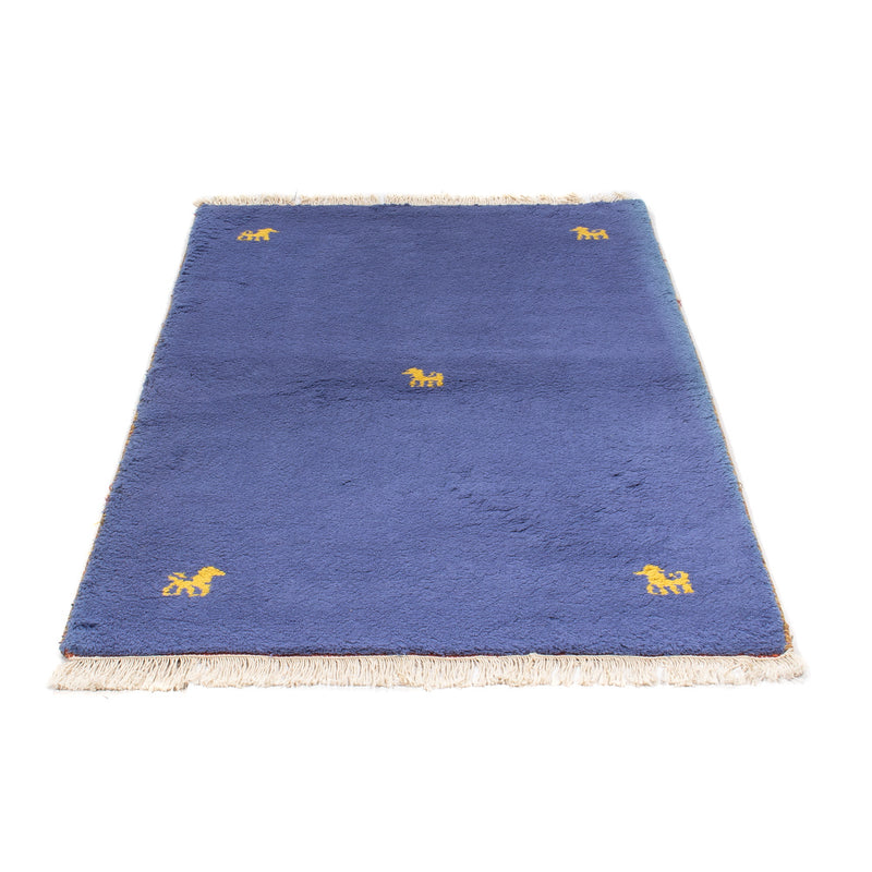 Gabbeh tapijt - Indus - 160 x 94 cm - blauw