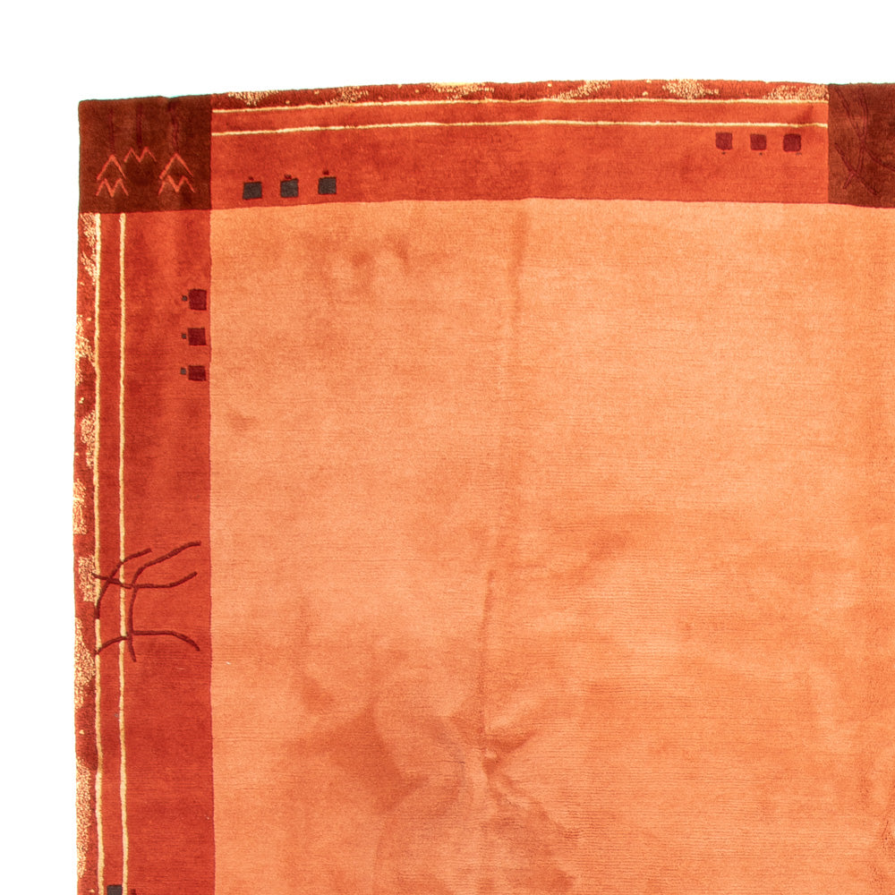 Nepal tapijt - Koninklijke - 396 x 301 cm - terracotta