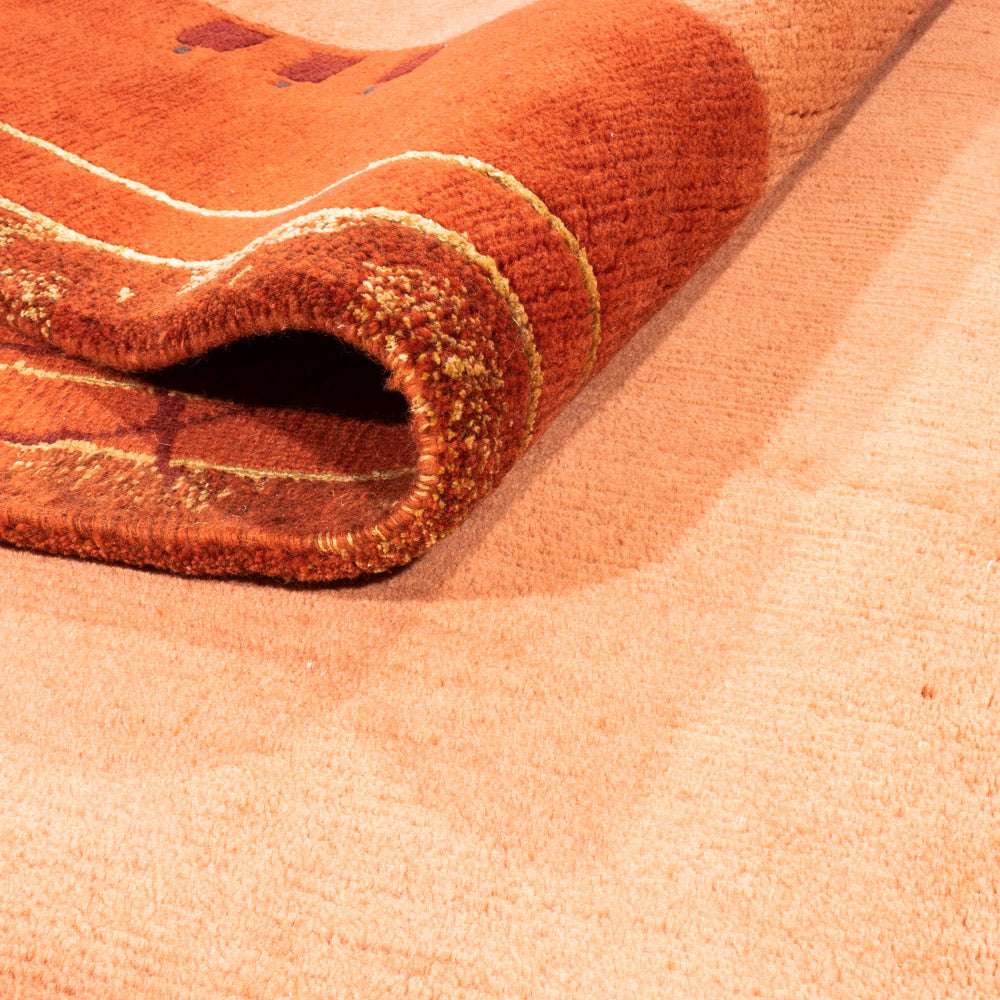 Nepal tapijt - Koninklijke - 396 x 301 cm - terracotta