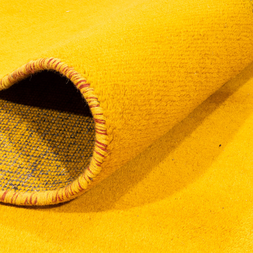 Gabbeh tapijt - Indus - 388 x 299 cm - geel