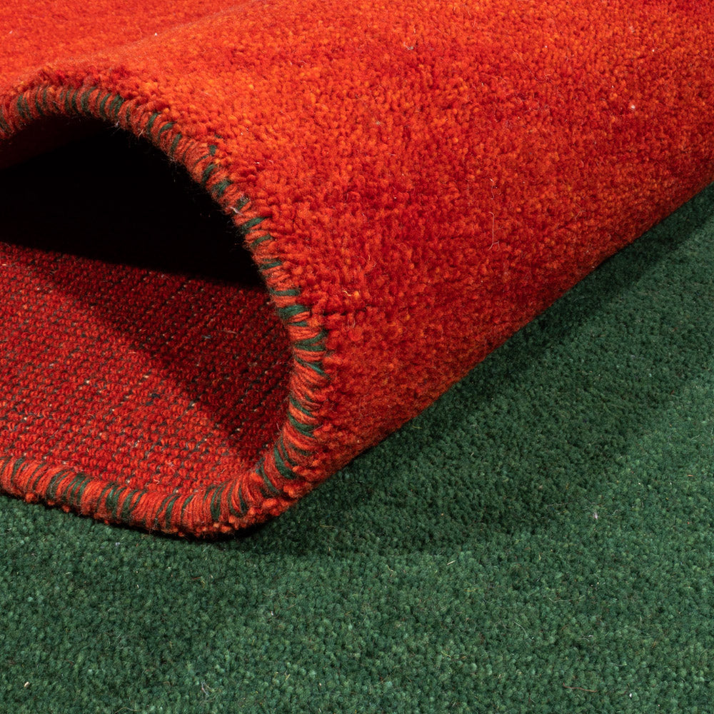 Gabbeh tapijt - Indus - 395 x 310 cm - groen