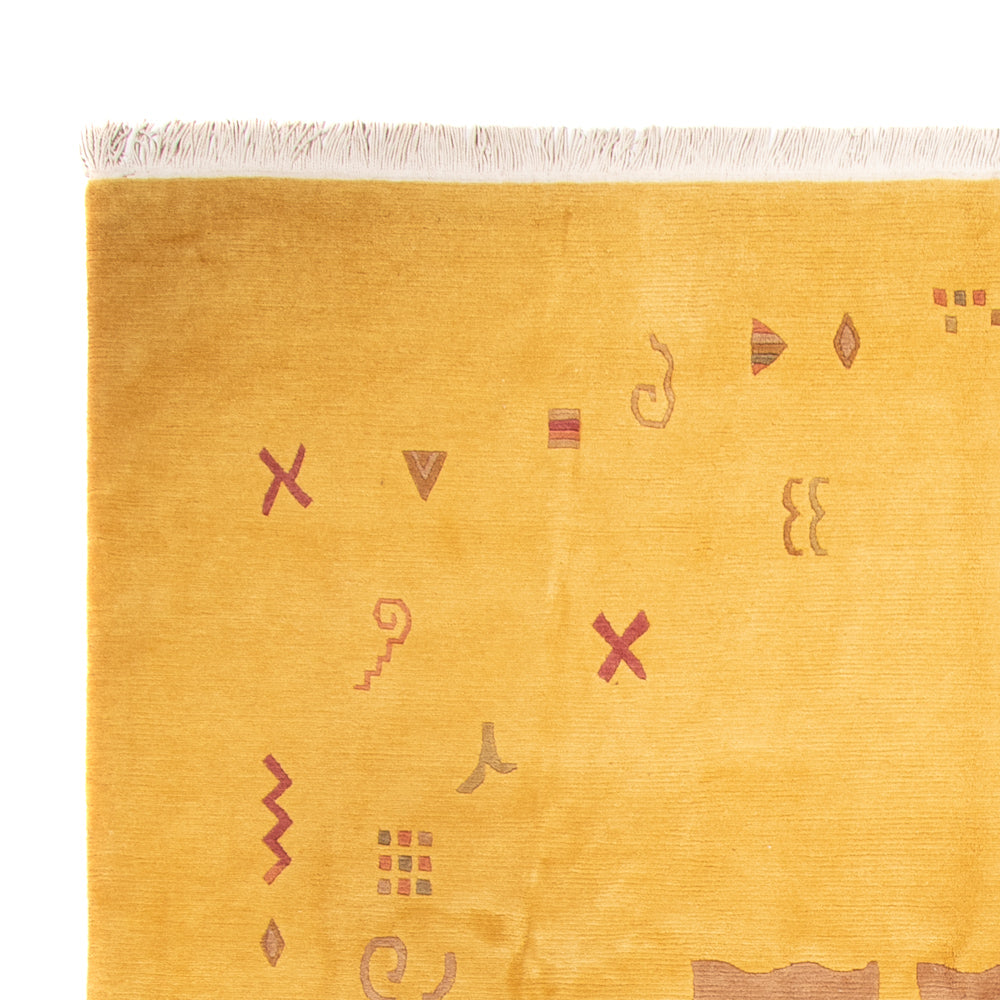 Nepal tapijt - 357 x 256 cm - goud