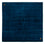 Gabbeh tapijt - Indus vierkant  - 261 x 246 cm - donkerblauw