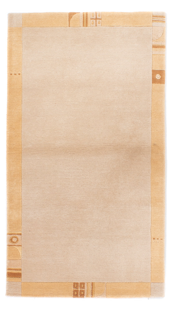 Nepal tapijt - Koninklijke - 153 x 82 cm - beige