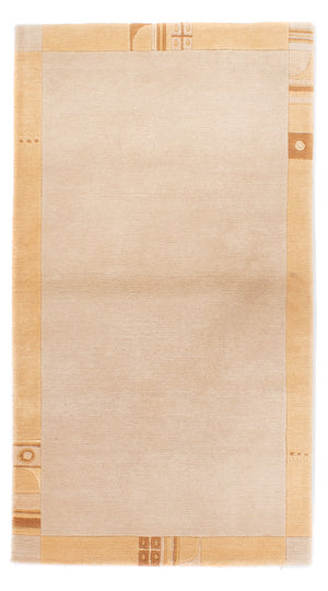 Nepal tapijt - Koninklijke - 153 x 82 cm - beige