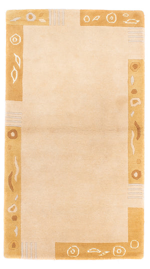 Nepal tapijt - Koninklijke - 160 x 90 cm - beige