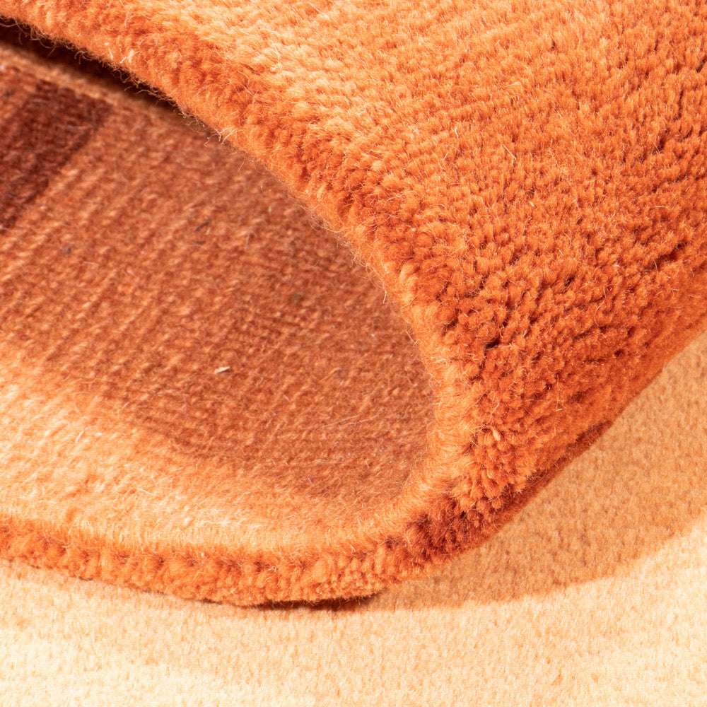 Nepal tapijt - Koninklijke - 162 x 92 cm - roest