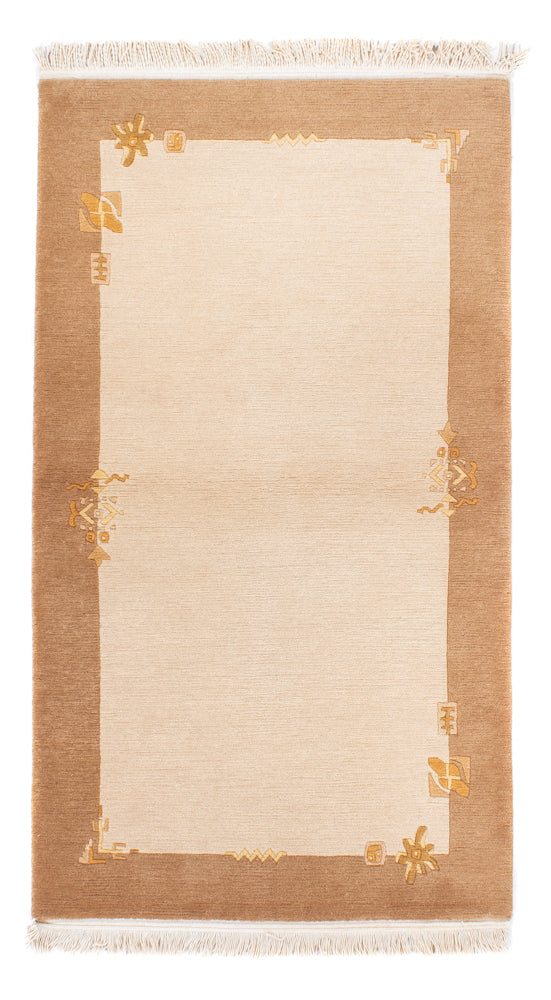 Nepal tapijt - Koninklijke - 162 x 94 cm - beige